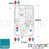 VADO ELS-VOG-85-BLK Spare Parts Diagram