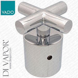 Vado ELW-1/FLOW-C/P Cross Flow Handle for Elements Shower Valve Chrome