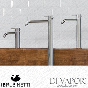 IB Rubinetti EMT208OO Milanotorino Wall Mounted Washbasin Mixer with Short Spout Complete with Drain Spare Parts