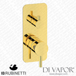 IB Rubinetti EMT310OO Milanotorino Exposed Parts for Manual Wall Mixer with Two Ways Diverter Spare Parts