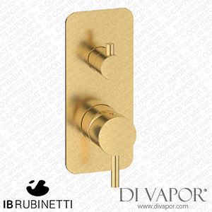 IB Rubinetti EMT310OS Milanotorino Exposed Parts for Manual Wall Mixer with Two Ways Diverter Spare Parts