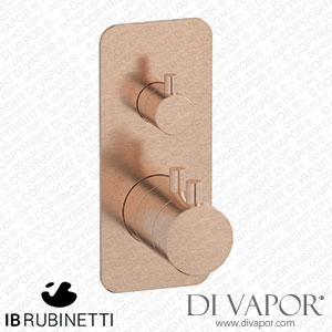 IB Rubinetti EMT610SR Milanotorino Two Ways Wall Shower Thermostatic Valve Spare Parts