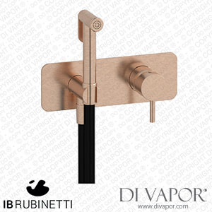 IB Rubinetti EMT706SR Milanotorino Exposed Parts for Bidet Spray Complete with Mixer Spare Parts