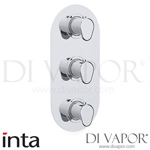 Inta EN70010CP Enzo Concealed 3 Handle Thermostatic Shower Dual Outlet Spare Parts