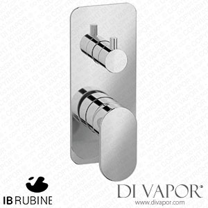 IB Rubinetti ESB312CC Superbox Exposed Parts for Manual Wall Mixer with Three Ways Diverter Spare Parts