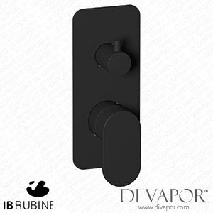 IB Rubinetti ESB312NP Superbox Exposed Parts for Manual Wall Mixer with Three Ways Diverter Spare Parts