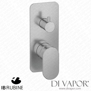 IB Rubinetti ESB312SS Superbox Exposed Parts for Manual Wall Mixer with Three Ways Diverter Spare Parts