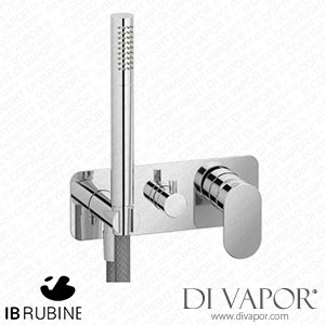 IB Rubinetti ESB313CC Superbox Exposed Parts for Manual Wall Mixer with Two Ways Diverter and Shower Kit Spare Parts