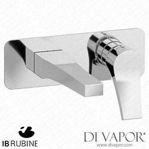 IB Rubinetti ETW206CC Twitter Wall Mounted Washbasin Mixer Complete with Drain Spare Parts