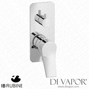 IB Rubinetti ETW310CC Twitter Exposed Parts for Manual Wall Mixer with Two Ways Diverter Spare Parts