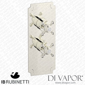 IB Rubinetti EUA115PLNHR Aqua - 1 Way Thermostatic Shower Spare Parts