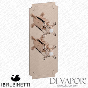 IB Rubinetti EUA115RSNHR Aqua - 1 Way Thermostatic Shower Spare Parts