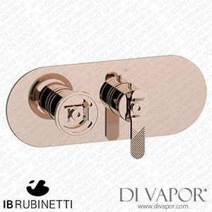 IB Rubinetti EUA122RSNB1 Aqua - 1 Way Thermostatic Shower Spare Parts