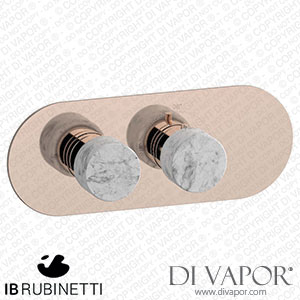 IB Rubinetti EUA122RSNMR_1 Aqua - 1 Way Thermostatic Shower Spare Parts