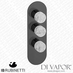 IB Rubinetti EUA212CFNMR_1 Aqua - 2 Ways Thermostatic Shower Spare Parts