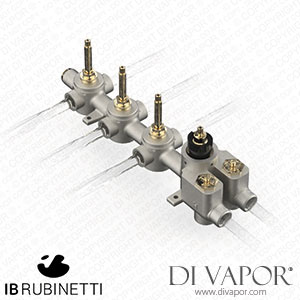 IB Rubinetti EUA312RSNBT Aqua - 3 Ways Thermostatic Shower Spare Parts