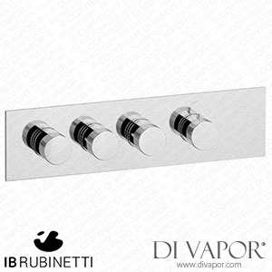 IB Rubinetti EUA321CCNID1 Aqua - 3 Ways Thermostatic Shower Spare Parts