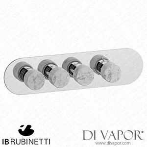 IB Rubinetti EUA322CCNMR_1 Aqua - 3 Ways Thermostatic Shower Spare Parts