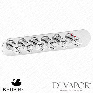 IB Rubinetti EUA522RSNB1 Aqua - 5 Ways Thermostatic Shower Spare Parts