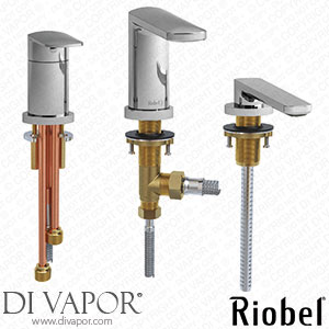 Riobel EV16 Ever 3-Piece Type P (Pressure Balance) Deck-Mount Tub Filler with Hand Shower Spare Parts