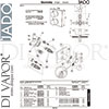 Jado F1361AA Spare Tech Diagram