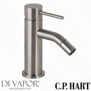 C.P. Hart Spillo Steel Single Lever Bidet Mixer with Pop-Up Waste F3072INOX.CPH Spare Parts