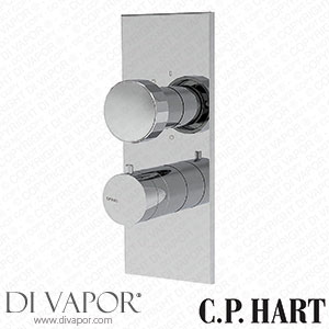 C.P. Hart Spillo Tech V Three Way Dual Control Thermostatic Shower Valve F5609X7/3EVCR.CPH/F4000HF Spare Parts