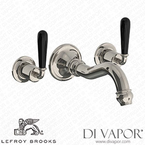 Lefroy Brooks La Chapelle Wall Bath Filler With Black Torpille Levers (Fb 1290) Spare Parts