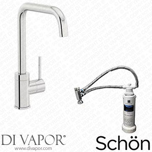 Schon L Spout Kitchen Tap with Complete Filter Kit - FILTAPK01 Spare Parts