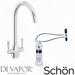 Schon Dual-Lever Kitchen Tap with Complete Filter Kit - FILTAPK02 Spare Parts