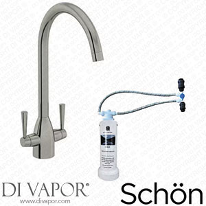 Schon Brushed Nickel Kitchen Tap with Complete Filter Kit - FILTAPK05 Spare Parts