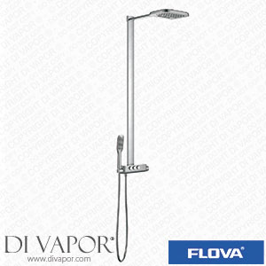 Flova FNTEXGO3-V Fusion Exposed Thermostatic Shower Column with Flow Control Spare Parts