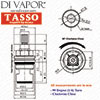 Tasso Kitchen Tap Cartridge Diagram