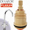 Franke 115.0050.000 Planar Silk Steel Hot Compatible Kitchen Tap Cartridge with Bush / Collar - 28 Spline