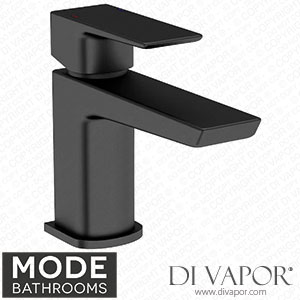 Mode Bathrooms FSTR01BLK Foster Black Cloakroom Basin Mixer Tap with Waste Spare Parts