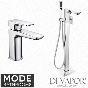 Mode Bathrooms FSTRTPK03 Foster Basin and Freestanding Bath Filler Tap Pack Spare Parts