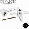 Shower Valve Flow Temperature Control Handle Knob Set