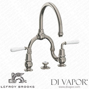 Lefroy Brooks La Chapelle Basin Bridge Mixer With White Torpille Levers & Pop-up Waste (Fw 9000) Spare Parts