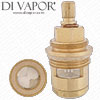 HUANRI 3/4" Ceramic Disc Tap Cartridge (1/4 Turn, Anti-Clockwise Open) - 56mm Height - 24 Spline