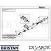 Bristan FZ SHXVOCTFF C Spare Tech Diagram