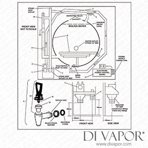 Galaxy Aqua Professional Water Heater 2010 - Current Spare Parts