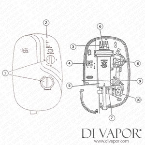 Galaxy Serene Deluxe Electric Shower - Post 2000 Spare Parts