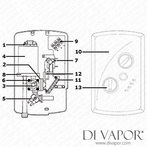 Galaxy Obsession Deluxe Electric Shower 2010 - Current Spare Parts