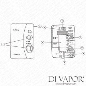 Galaxy G8000si Electric Shower - Post 2000 Spare Parts