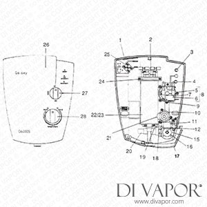 Galaxy G6000s Electric Shower Spare Parts