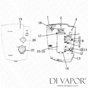 Galaxy G6000 Electric Shower Spare Parts