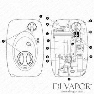 Galaxy Designa Ds3000 Electric Shower Spare Parts