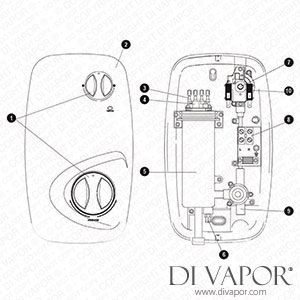 Galaxy Designa Ds1000 Electric Shower Spare Parts