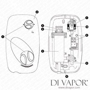 Galaxy Aura 100 Electric Shower Spare Parts