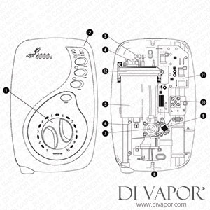 Galaxy Aqua 4000si Electric Shower - Post 2000 Spare Parts